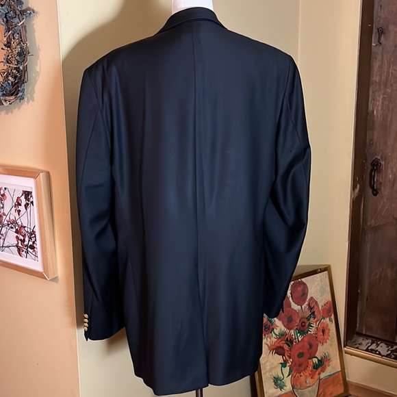 BROOKS BROTHERS Country Club sz 44XL Loro Piana Italy Super 120 Wrst Wool Logo - Picture 6 of 16